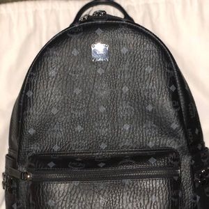 New MCM backpack black studded